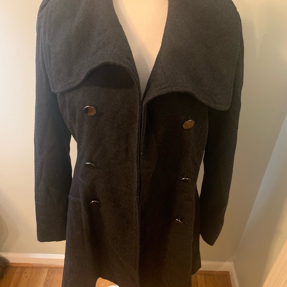 Guess wool blend pea coat, size M - Picture 8 of 8